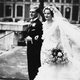 Nancy Mitford at her wedding in 1933.